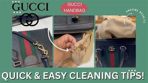 gucci i get the bag clean|gucci canvas bag cleaner.